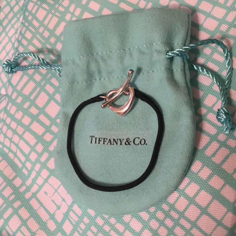 Tiffany & Co Elsa Peretti Silver heart bracelet